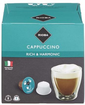 Rioba Cappuccino Kawa do Dolce Gusto 8+8 kapsułek