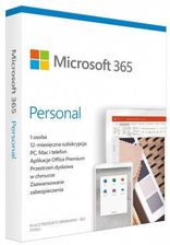 Microsoft 365 Personal Pl P6 1Y 1U Win/Mac Qq2-01000 (728682) - dobre Programy biurowe