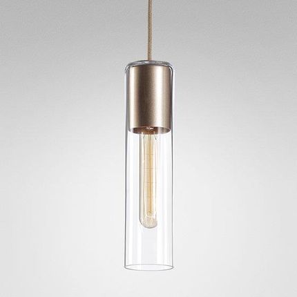 Aqform Lampa Wisząca Modern Glass Tube Tp E27 Fi50 - Biały Struktura (504730000U8Ph13)