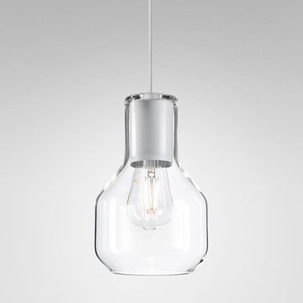 Aqform Lampa Wisząca Modern Glass Barrel Tp E27 Fi50 - Biały Struktura (504750000U8Ph13)