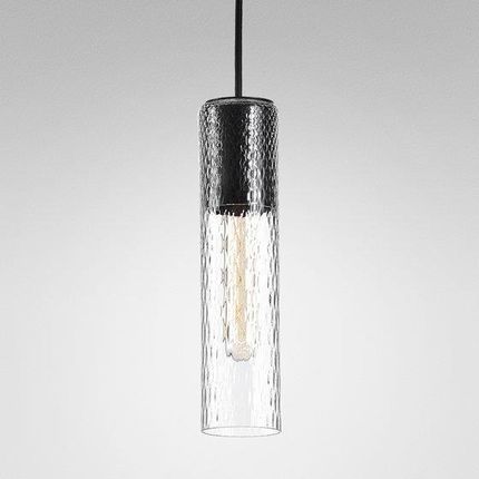 Aqform Lampa Wisząca Modern Glass Tube Tr E27 Fi50 - Czarny Struktura (504820000U8Ph12)