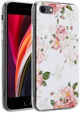 Crong Flower Case Etui iPhone SE 2020 / 8 7 wzór 02 (10_17784)