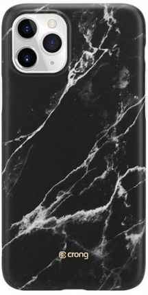Crong Marble Case Etui iPhone 11 Pro czarny (10_17793)