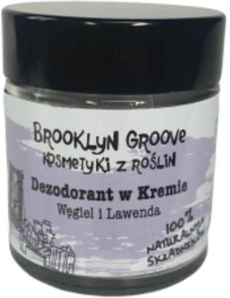 Brooklyn Groove Dezodorant W Kremie Węgiel I Lawenda Deodorant Cream 30Ml