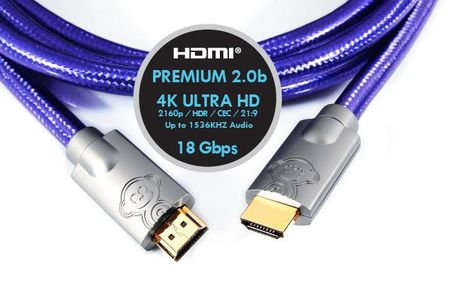 Monkey Cable HDMI - HDMI 2.0 MCY1 Clarity - 1m 