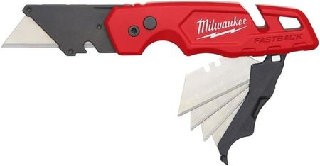 Milwaukee FASTBACK nożyk z metalowym uchwytem i schowkiem na ostrza 4932471358