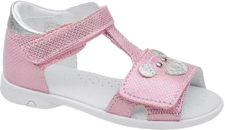 Kornecki Sandałki Dla Dziewczynki 6556 Różowe Sandały