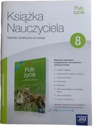 Puls życia 8 książka nauczyciela testy 2018 Nowe