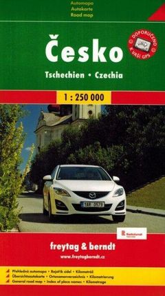 Czechy 1:250 000 Mapa Samochodowa/turystyczna Fb
