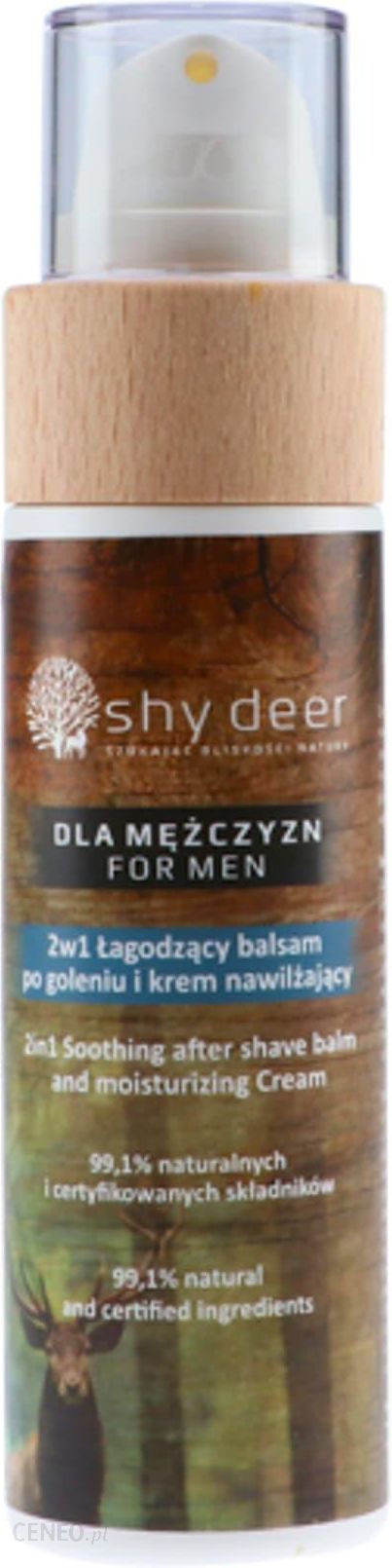 Shy Deer 2in1 Soothing After Shave Balm Moisturizing Cream Balsam po goleniu i krem nawilżający 2w1 100 ml