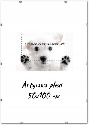 ANTYRAMA PLEXI 50X100 CM RAMKA NA ZDJĘCIA 100X50
