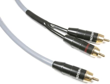 Melodika MDSWY05G Kabel do subwoofera typu Y (RCA-2xRCA) Gunmetal 0,5m