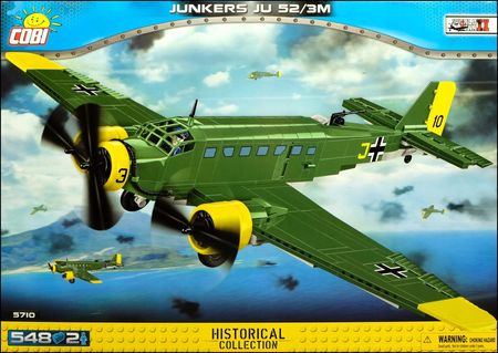 Cobi klocki Niemiecki samolot trójsilnikowy Junkers