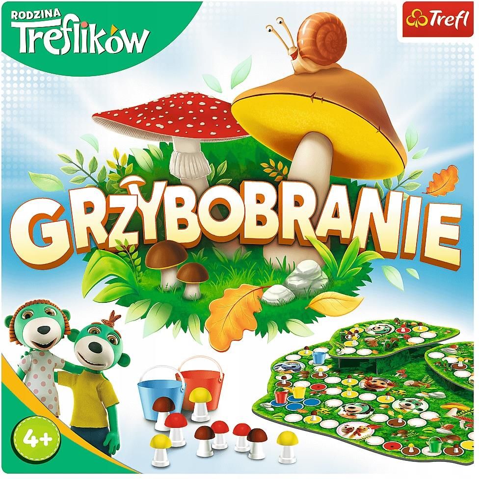 Trefl Grzybobranie Rodzina Treflików 02035 Gra dla