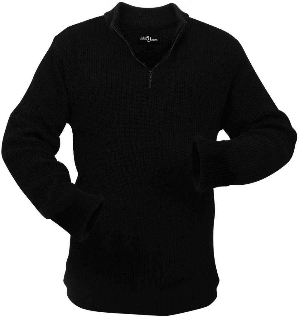 Sweter męski do pracy, czarny, rozmiar M Sweter męski do pracy, czarny, rozmiar M