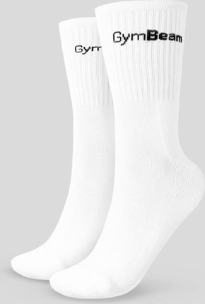 Gymbeam Skarpety 3/4 Socks 3Pack White