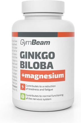 Gymbeam Ginkgo Biloba + Magnez 90 kaps