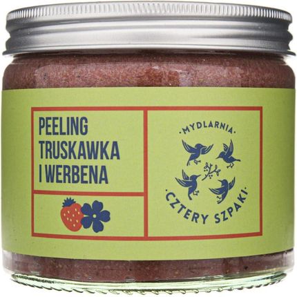Peeling Truskawka I Werbena 250Ml Cztery Szpaki