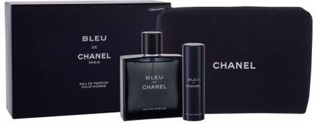 BLEU DE CHANEL PARFUM セット Chanel Bleu de Chanel Parfum Twist And Spray Set - Zestaw (3 x