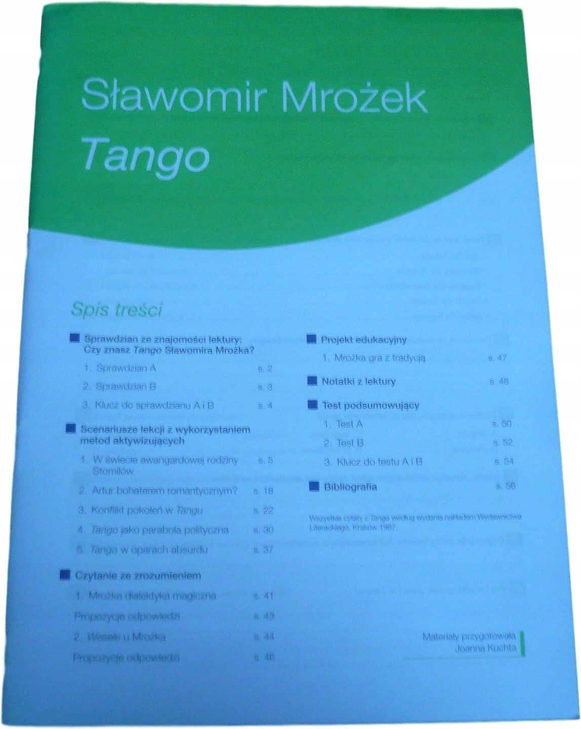 Tango Sprawdzian Z Treści Chomikuj www.ceneo.pl