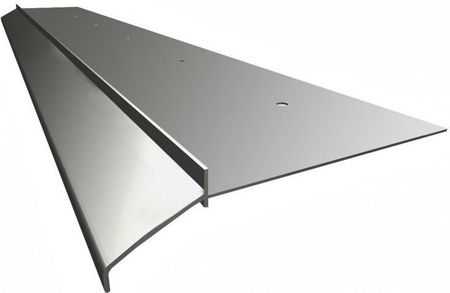 Emaga K10 Profil Aluminiowy Balkonowy 2.0M Szary Ral 7037 Listwa Balkonowa Okapnikowa Szara