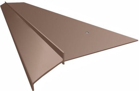 Emaga K10 Profil Aluminiowy Balkonowy 2.0M Brązowy Ral 8019 Listwa Balkonowa Okapnikowa Brązowa