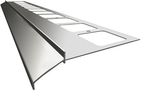 Emaga K100 Profil Aluminiowy Balkonowy 2.0M Szary Ral 7037 Listwa Balkonowa Okapnikowa Szara