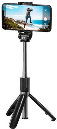 Natec Selfie stick tripod Alvito BT 4.0 Czarny (NST-1653) - zdjęcie 4 Natec Selfie stick tripod Alvito BT 4.0 Czarny (NST-1653)