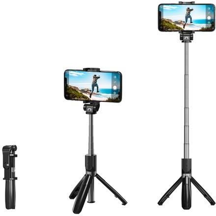Natec Selfie stick tripod Alvito BT 4.0 Czarny (NST-1653) - zdjęcie 9 Natec Selfie stick tripod Alvito BT 4.0 Czarny (NST-1653)