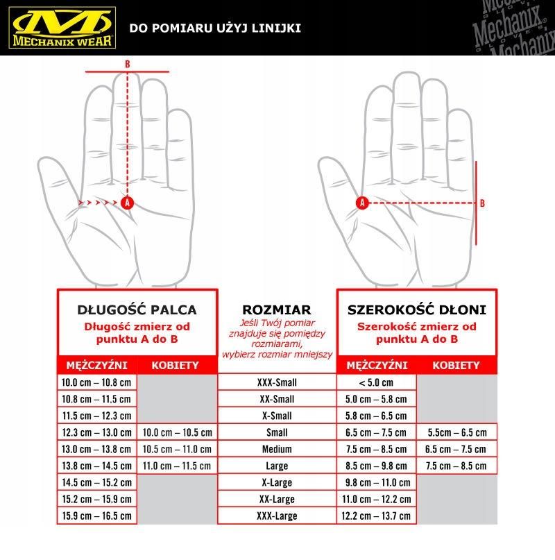 Rękawice Mechanix ametykańskie Usa The Original