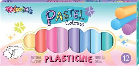 Colorino Kids Plastelina 12 kolorów Pastel 87805PTR