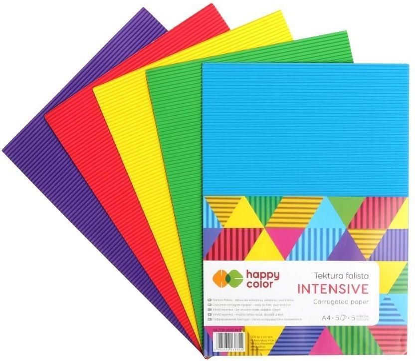 Zdjęcie Gdd Tektura Falista A4/5K Mix Intensive Happy Color - Mielec