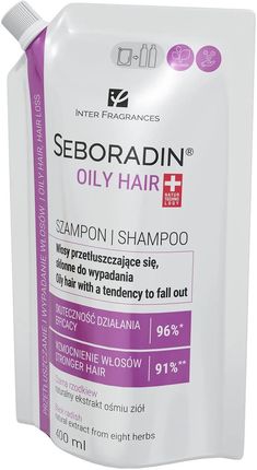 Seboradin Szampon Oily Hair Włosy Przetłuszczające Się I Skłonne Do Wypadania Refill 400ml