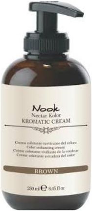 Nook Nectar Color Kromatic Cream odżywka koloryzująca BROWN (Ciemny brąz) 250 ml