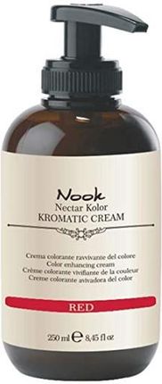 Nook Nectar Color Kromatic Cream odżywka koloryzująca RED (Intensywna czerwień) 250 ml