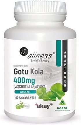Aliness - Gotu Kola (wąkrotka azjatycka) 400mg - 100caps