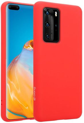 CRONG Color Cover etui na Huawei P40 Pro czerwony (CRGCOLRHP40PRED)