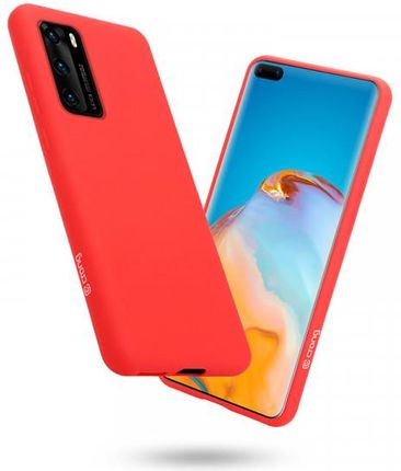 Crong Color Cover Etui Huawei P40 czerwony (CRGCOLRHP40RED)