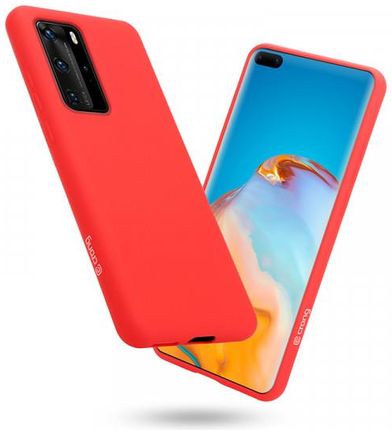 Crong Color Cover Etui Huawei P40 Pro czerwony (CRGCOLRHP40PRED)