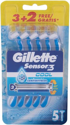 Gillette Sensor3 Cool Maszynka Do Golenia 5Szt