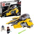 LEGO Star Wars z filmu „Zemsta Sithów” — Jedi Interceptor Anakina (75281); świetna zabawka do zbudowania dla dzieci z Anakinem Skywalkerem (248 elemen