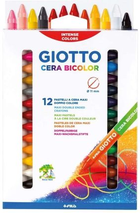 Giotto Kredki woskowe Cera dwustronne 24 kolory