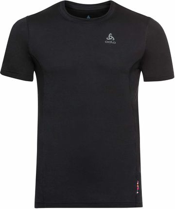Koszulka Techniczna Odlo Suw Top Crewneck Ss Natural + Light Black (15000) 
