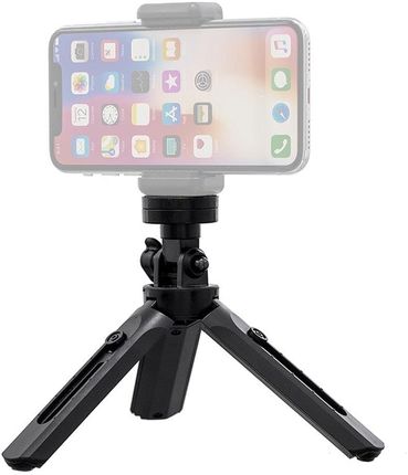 Braders Mini statyw do zdjęć selfie na telefon aparat kamerę GoPro 16 - 21 cm czarny