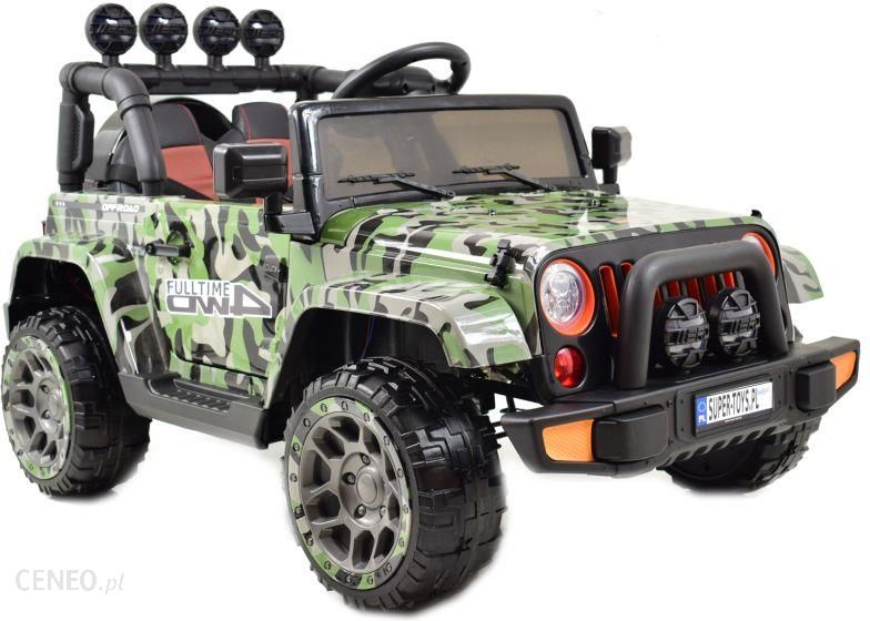 Super-Toys Mega Jeep Fulltime Napęd 4X4 1X12V Wolny Start Miękkie Koła Funkcja Bujania Exclusive Lakier Strong 2/7588 - Ceny I Opinie - Ceneo.pl