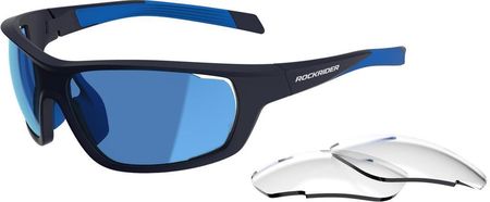 Rockrider Okulary Na Rower Mtb Xc Pack Kat 0+3 Niebieski