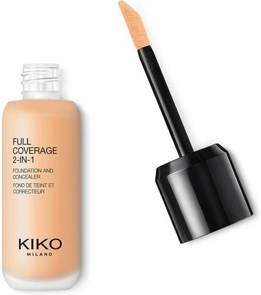 Kiko Milano Full Coverage 2-In-1 Foundation & Concealer Mocno Kryjący Podkład I Korektor 2 W 1 Warm Beige 15 25 ml