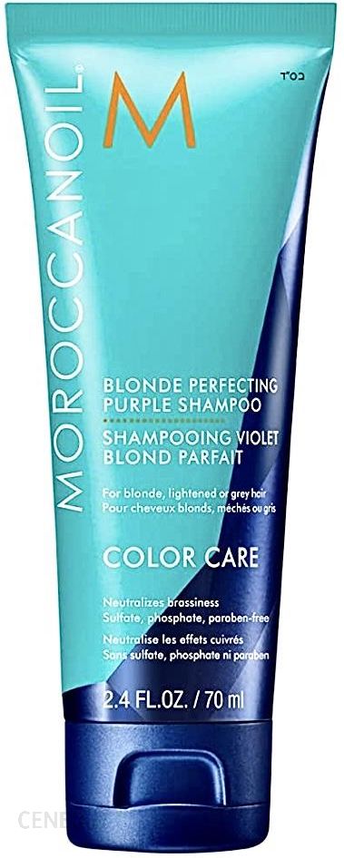  moroccanoil Blonde Perfecting fioletowy szampon do włosów blond rozjaśnianych lub siwych 200ml