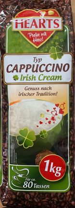 Hearts Kawa rozpuszczalna Cappuccino Irish Cream 1kg