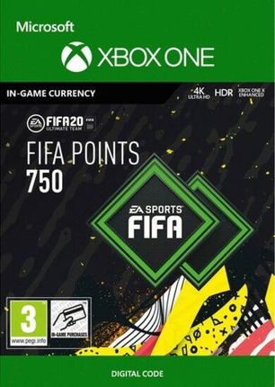 FIFA 20 Ultimate Team FUT 750 punktów (Xbox)